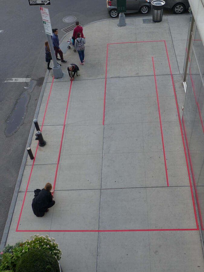 Installing Labyrinth on 14th Street